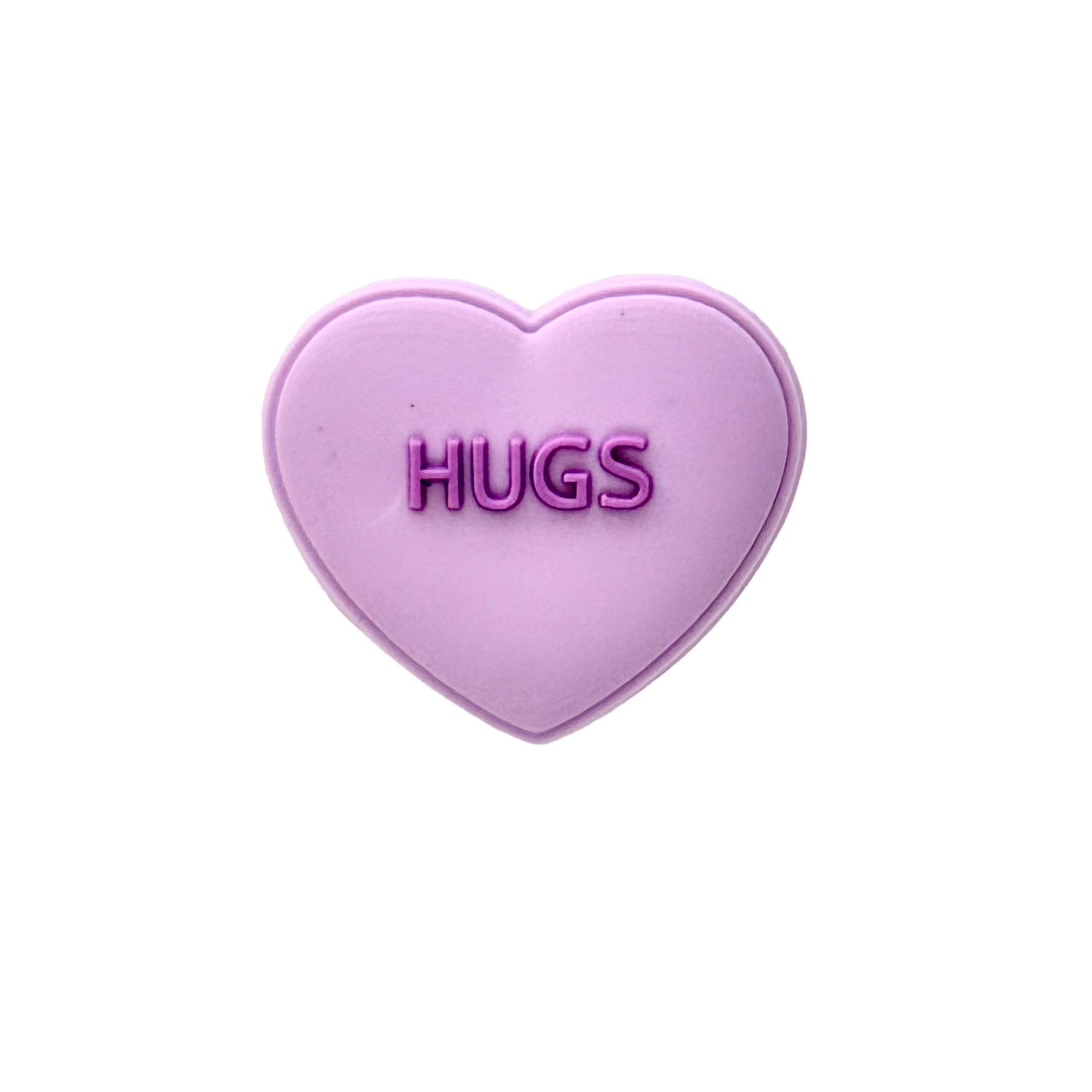 "Hugs" Heart - Pawpins Charm