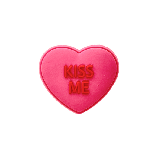 "Kiss Me" Heart - Pawpins Charm