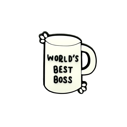 Worlds Best Boss - Pawpins Charm